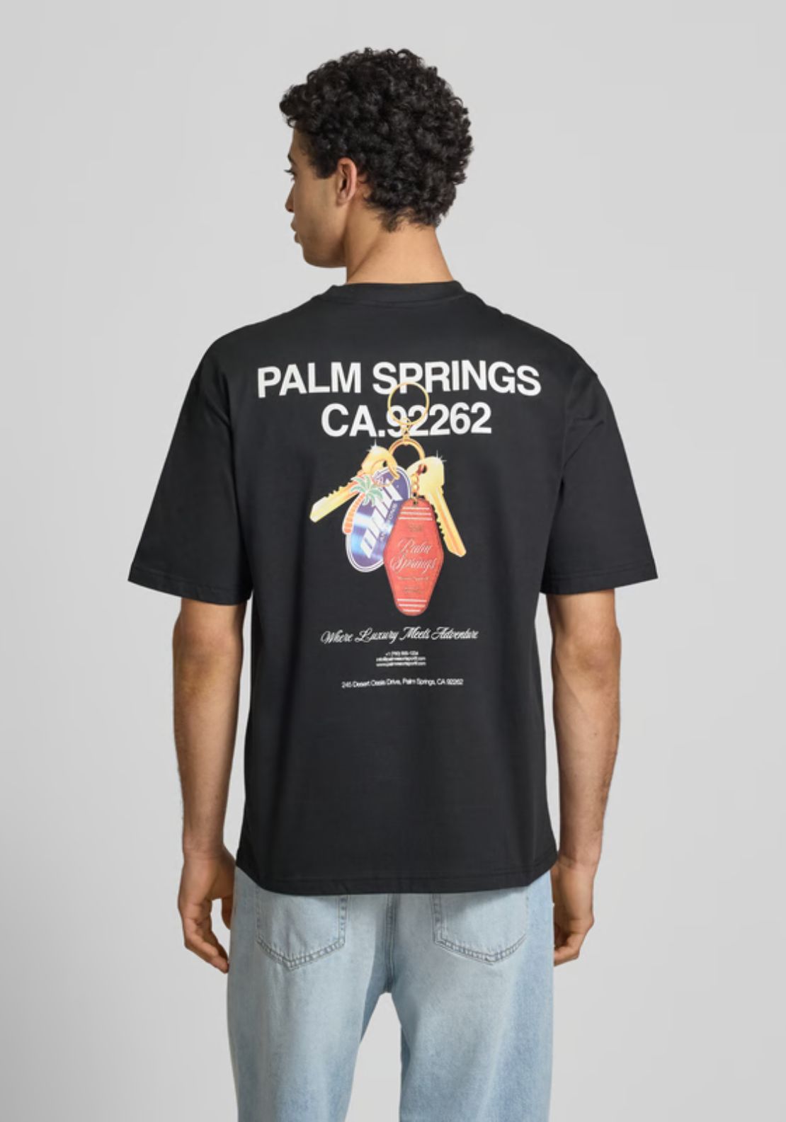 Only &amp; Sons Fred Boxy Tee - Black 2 Shaws Department Stores
