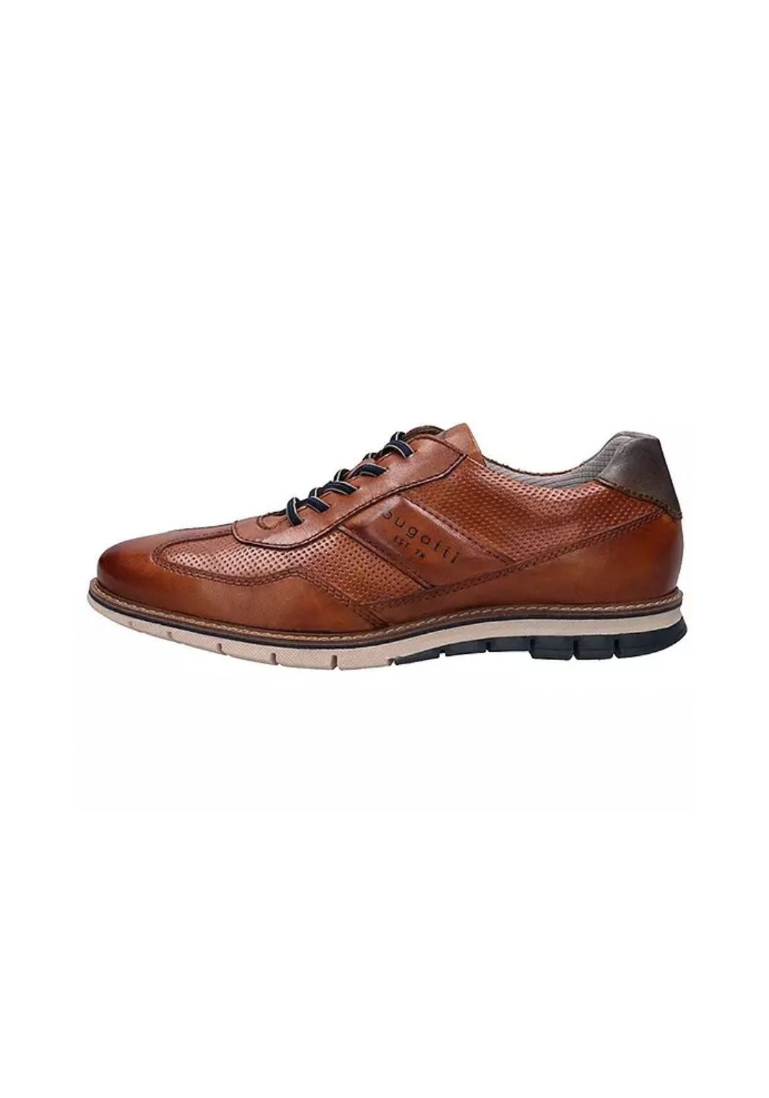 Bugatti Simone Comfort Lace Up Shoe - Brown 1 Shaws Department Stores