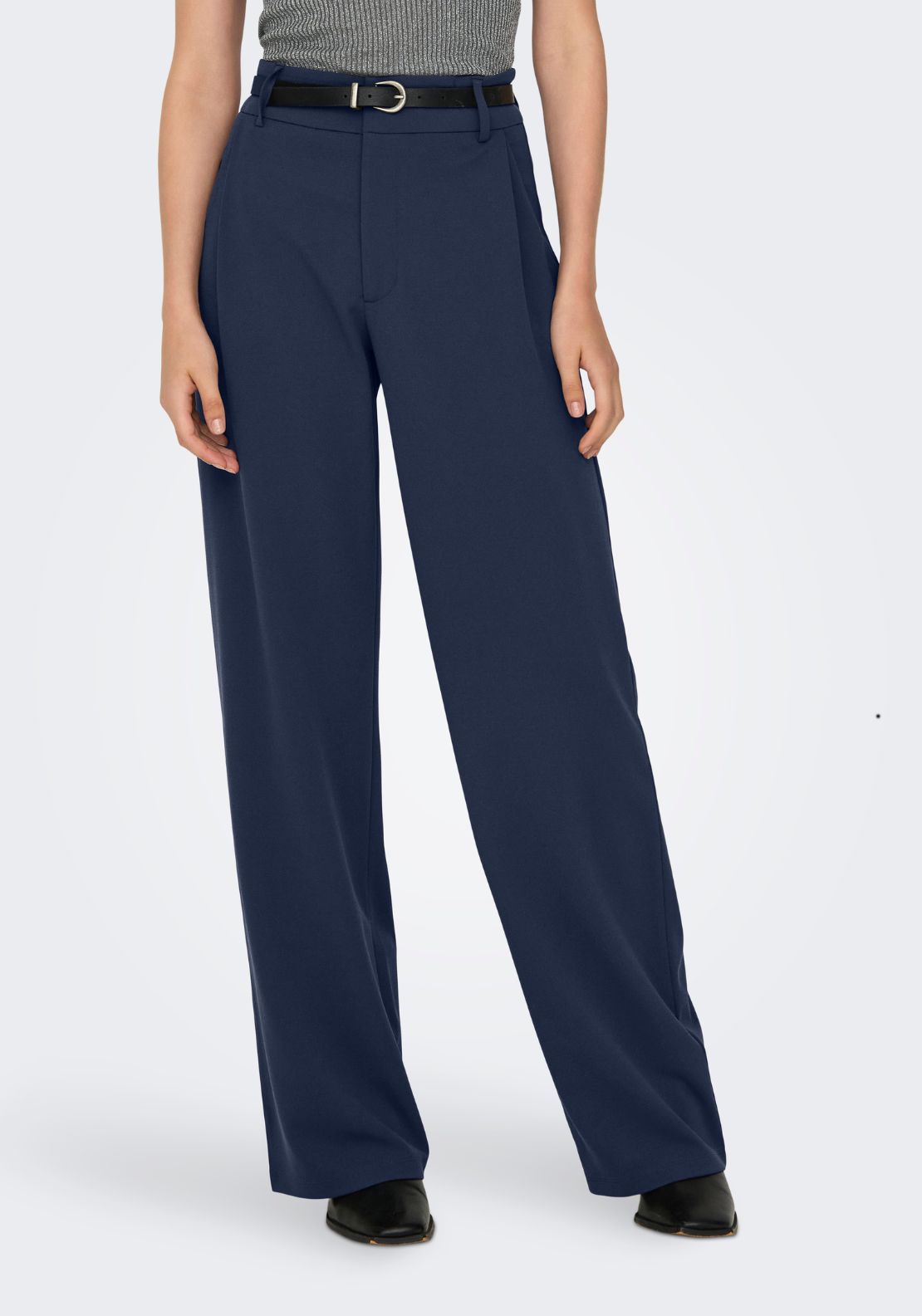 Jdy Geggo Life Occasion Pants - Black Iris 1 Shaws Department Stores
