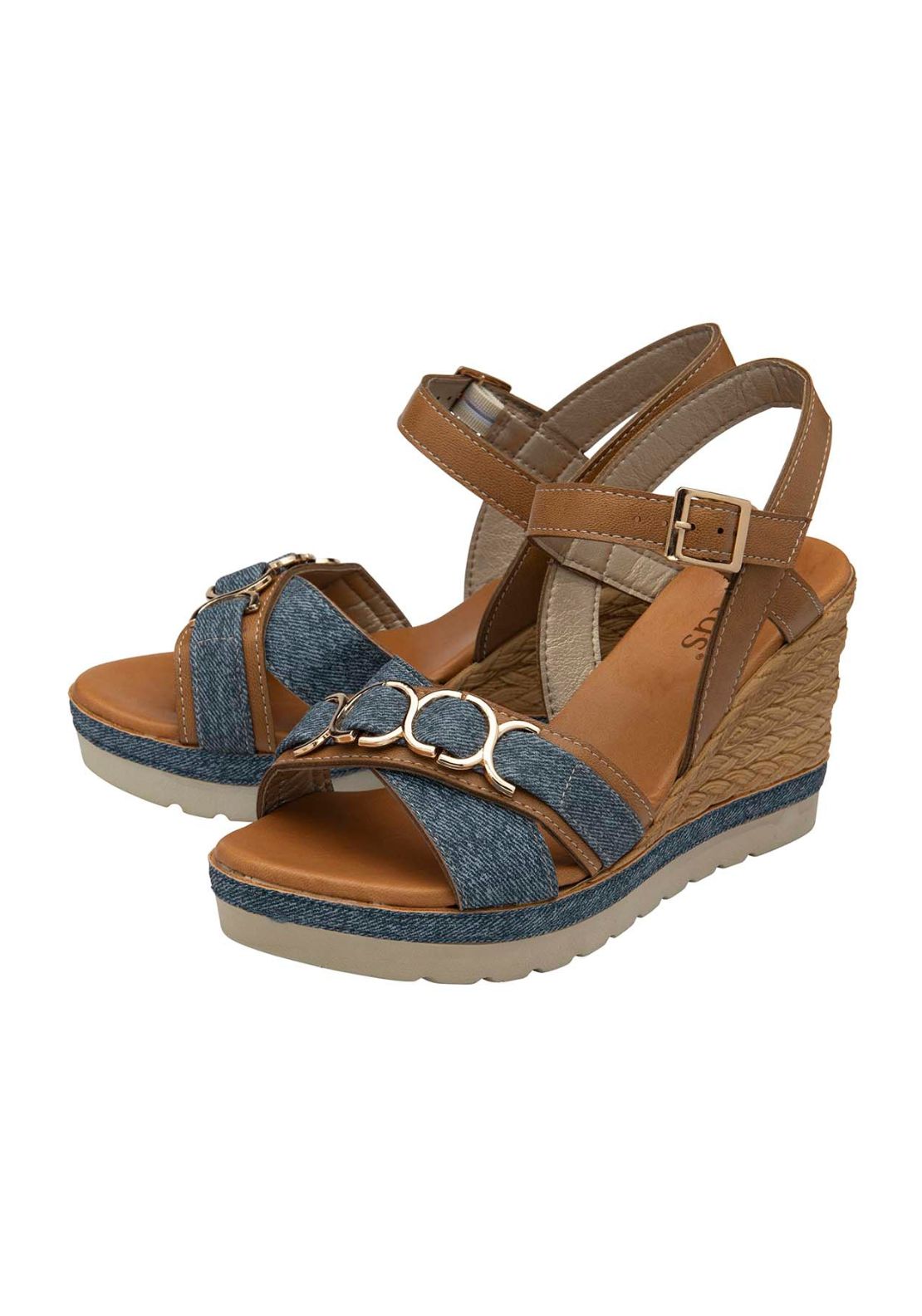 Lotus Solena Sandal - Brown 3 Shaws Department Stores