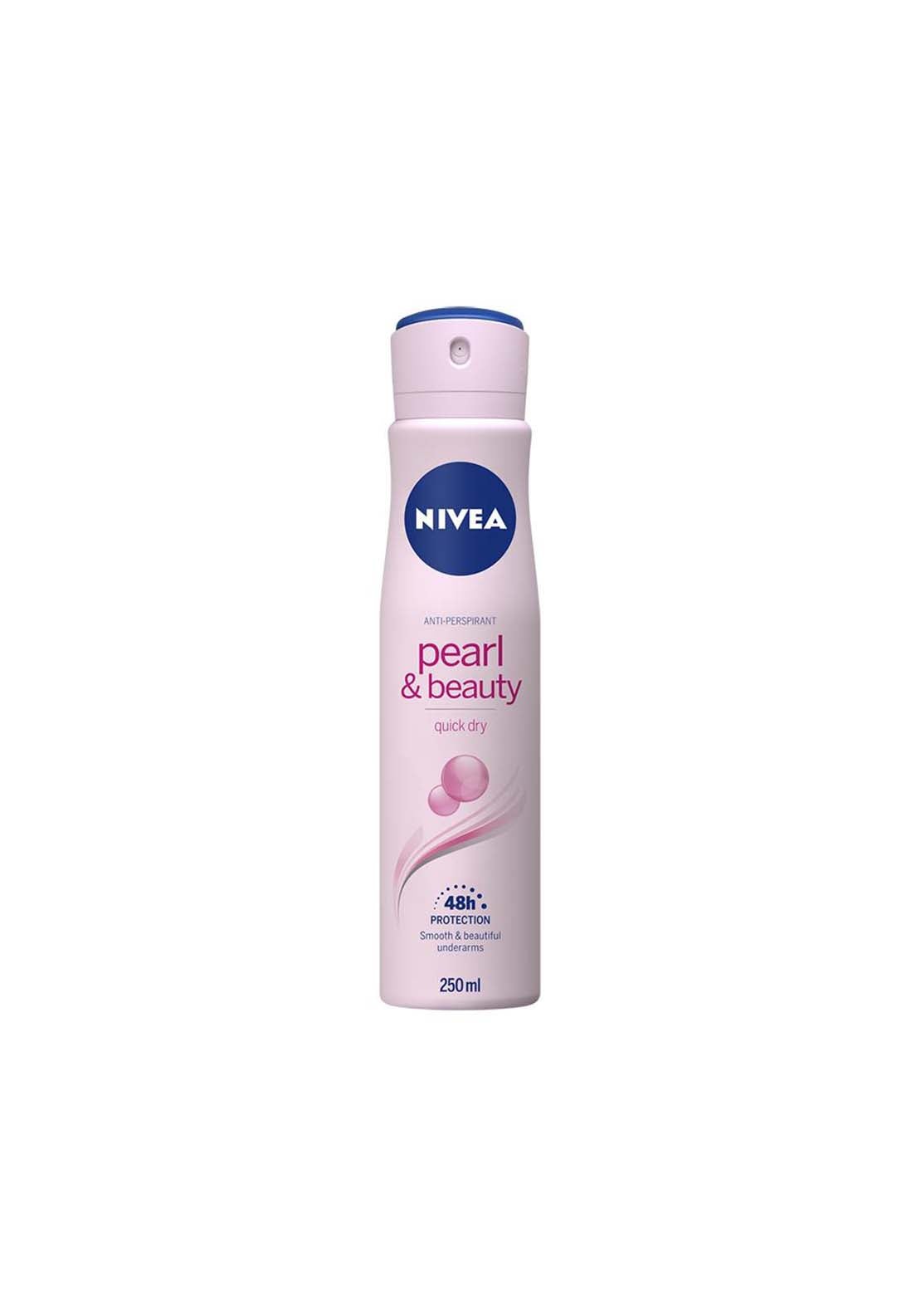 Nivea Pearl &amp; Beauty Spray Deodorant 250ml 1 Shaws Department Stores