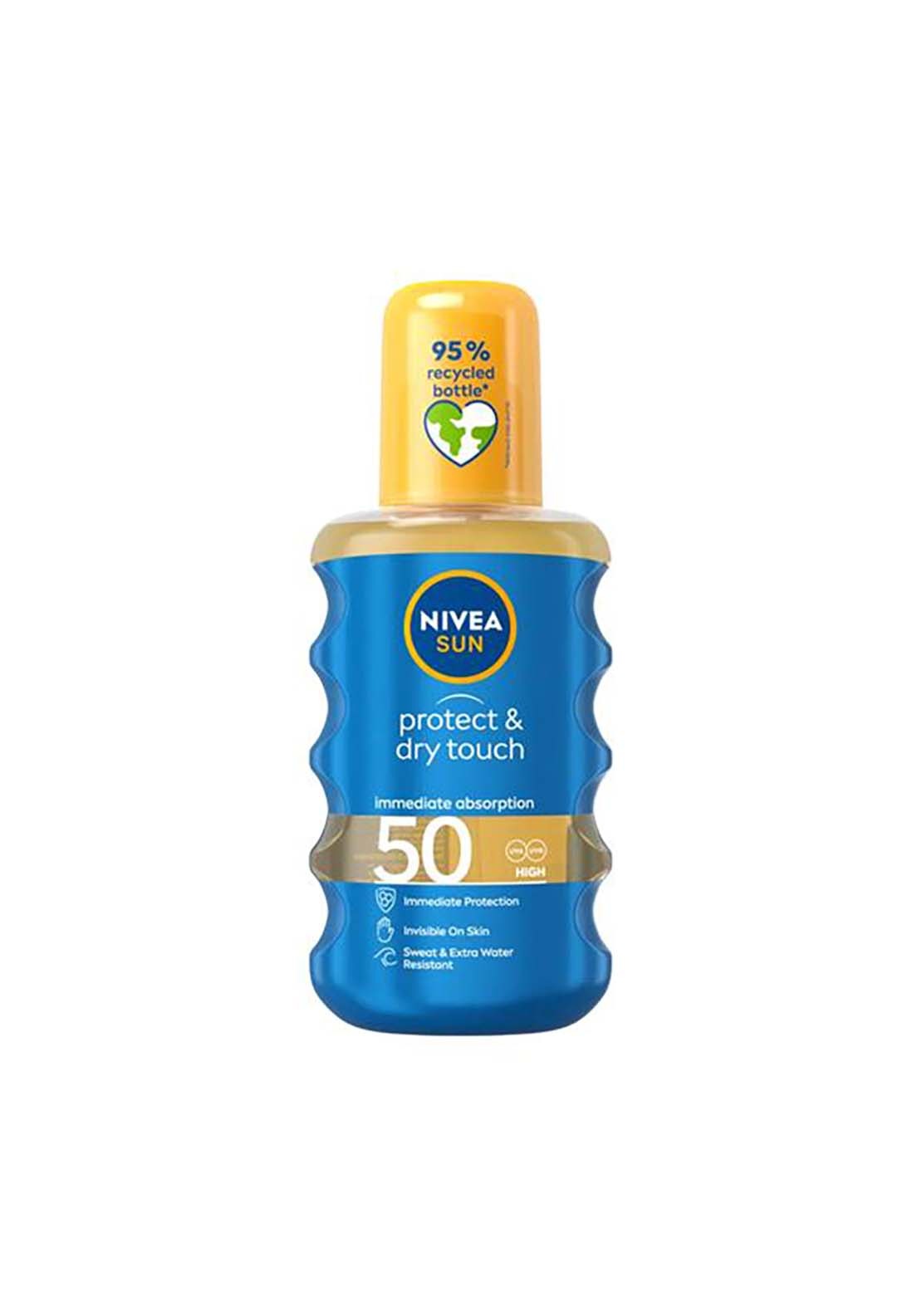 Nivea Sun Protect &amp; Dry Touch Spf 50 - 200ml 1 Shaws Department Stores