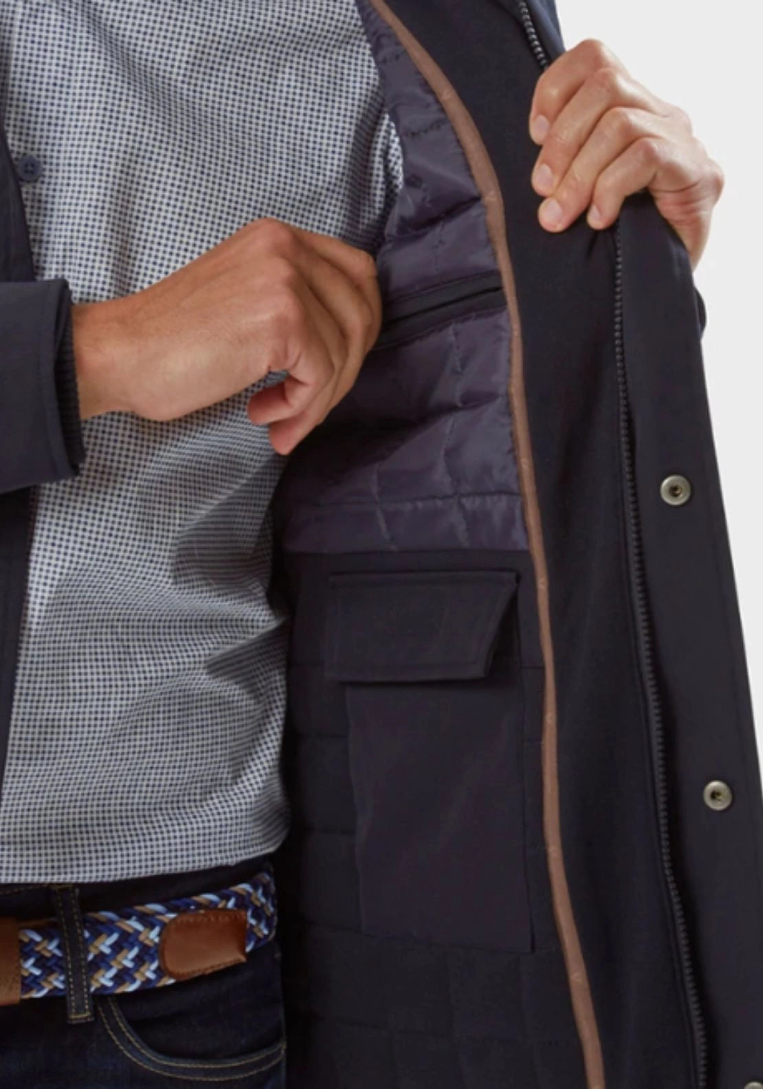 Padded Jacket - Navy