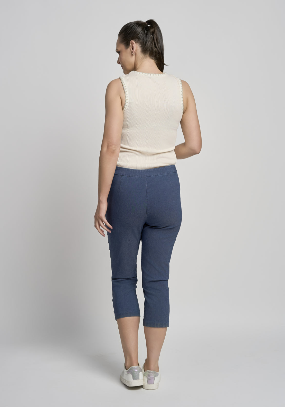Diamond Loop Crop - Blue