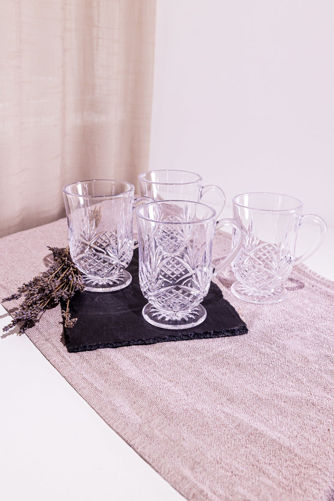 Killarney Crystal Trinity Mugs Set Of 4 3 Shaws Department Stores