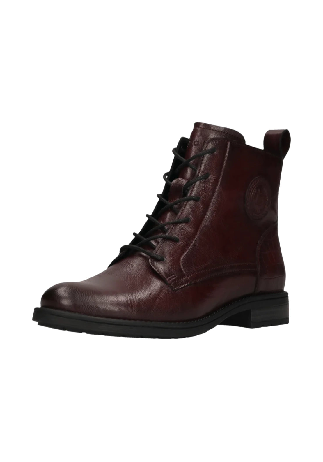 Bagatt Ronja I Lace Up Boots - Bordo 3 Shaws Department Stores
