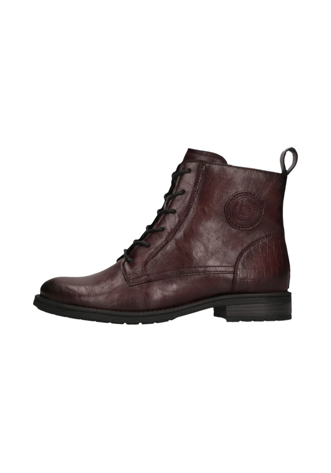 Bagatt Ronja I Lace Up Boots - Bordo 1 Shaws Department Stores