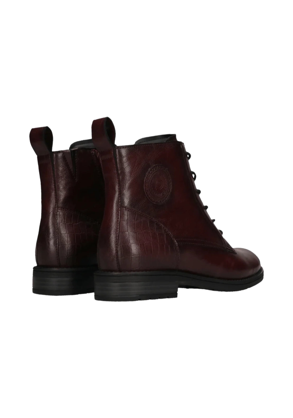 Bagatt Ronja I Lace Up Boots - Bordo 5 Shaws Department Stores