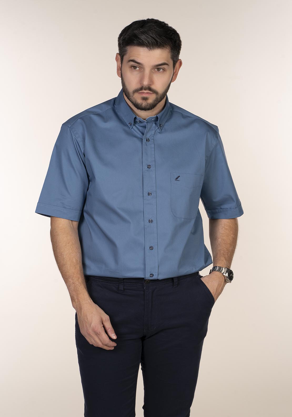 Yeats Casual Plain Short Sleeve Shirt 1 Shaws Department Stores