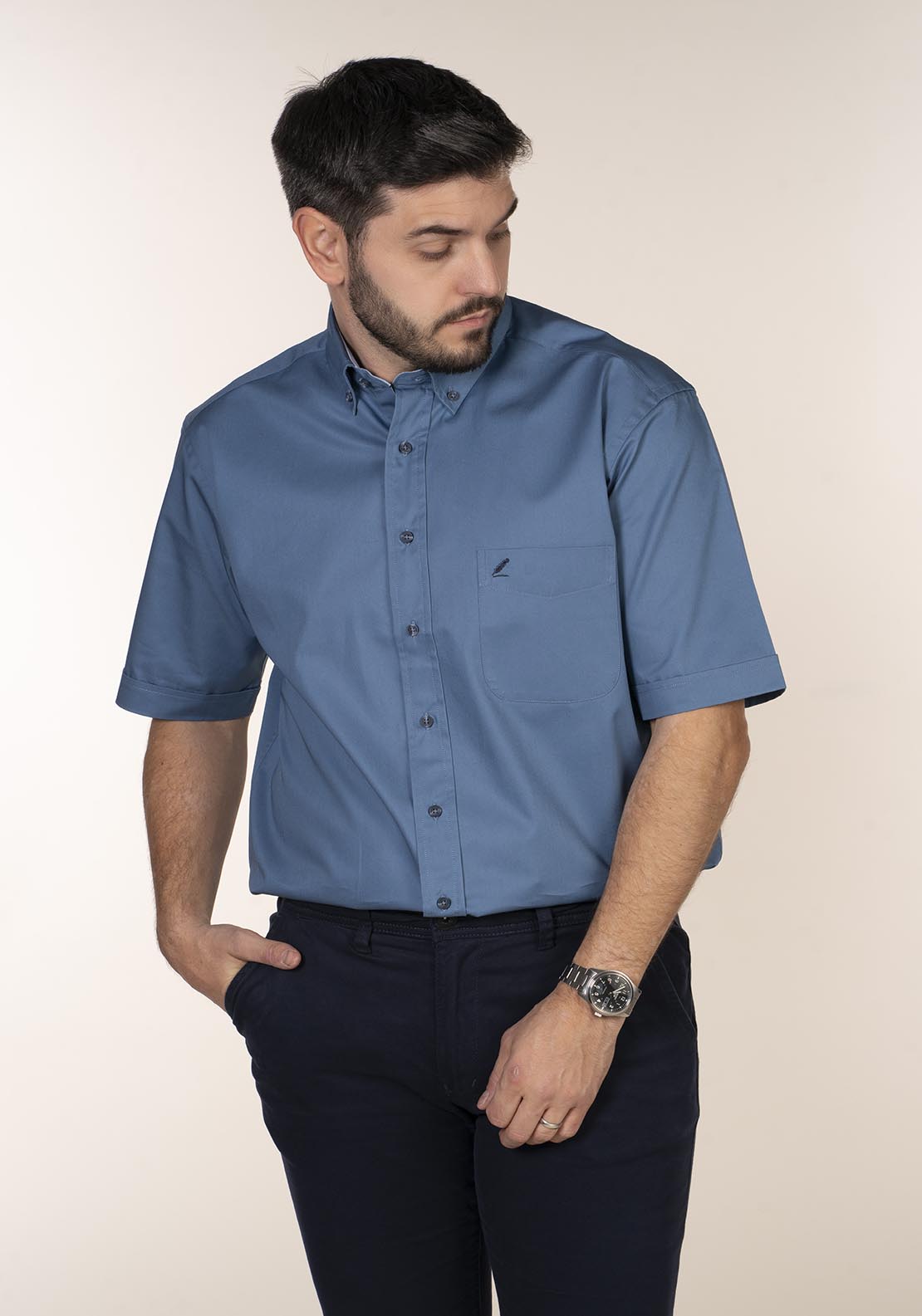 Yeats Casual Plain Short Sleeve Shirt 3 Shaws Department Stores