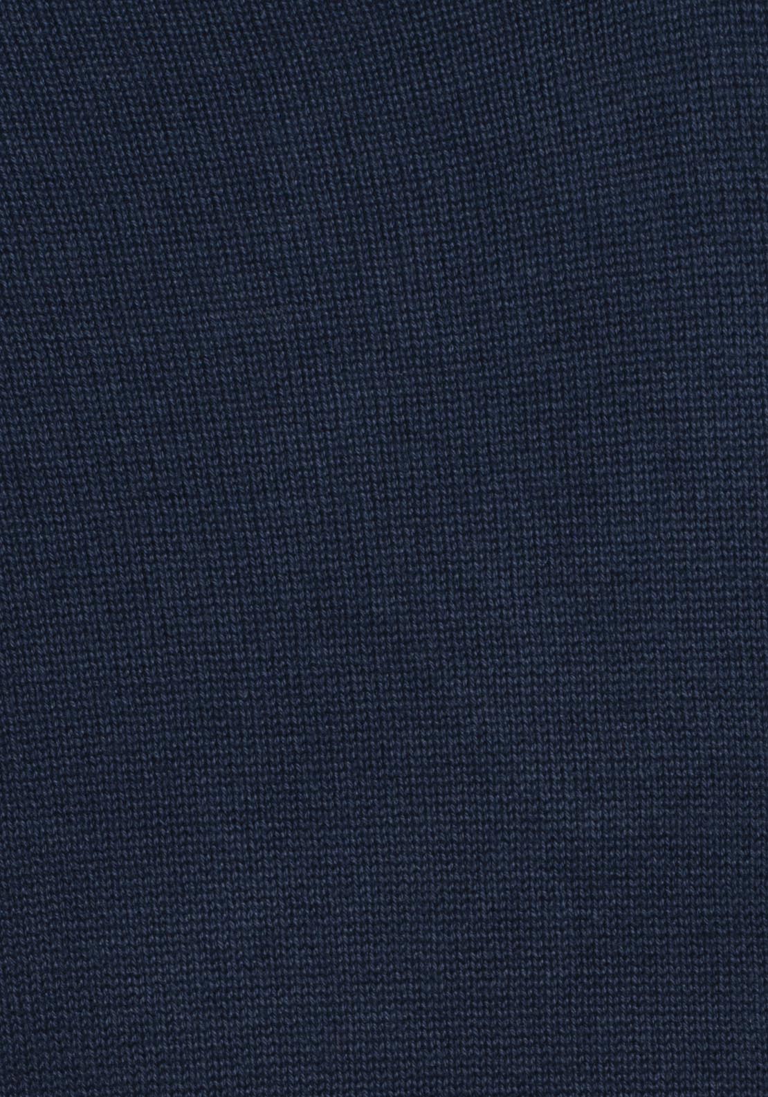 Yeats Plain Cotton V Neck Sweaters - Blue 6 Shaws Department Stores
