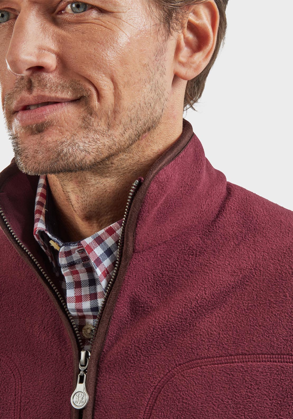 Vedoneire Fleece Gilet - Red 2 Shaws Department Stores