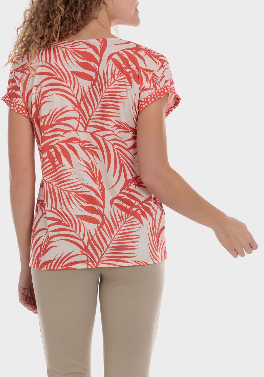 Punt Roma Tropical Print T-Shirt 2 Shaws Department Stores