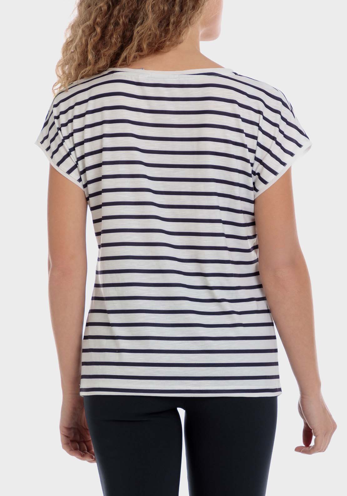 Punt Roma Floral Striped T-Shirt 2 Shaws Department Stores