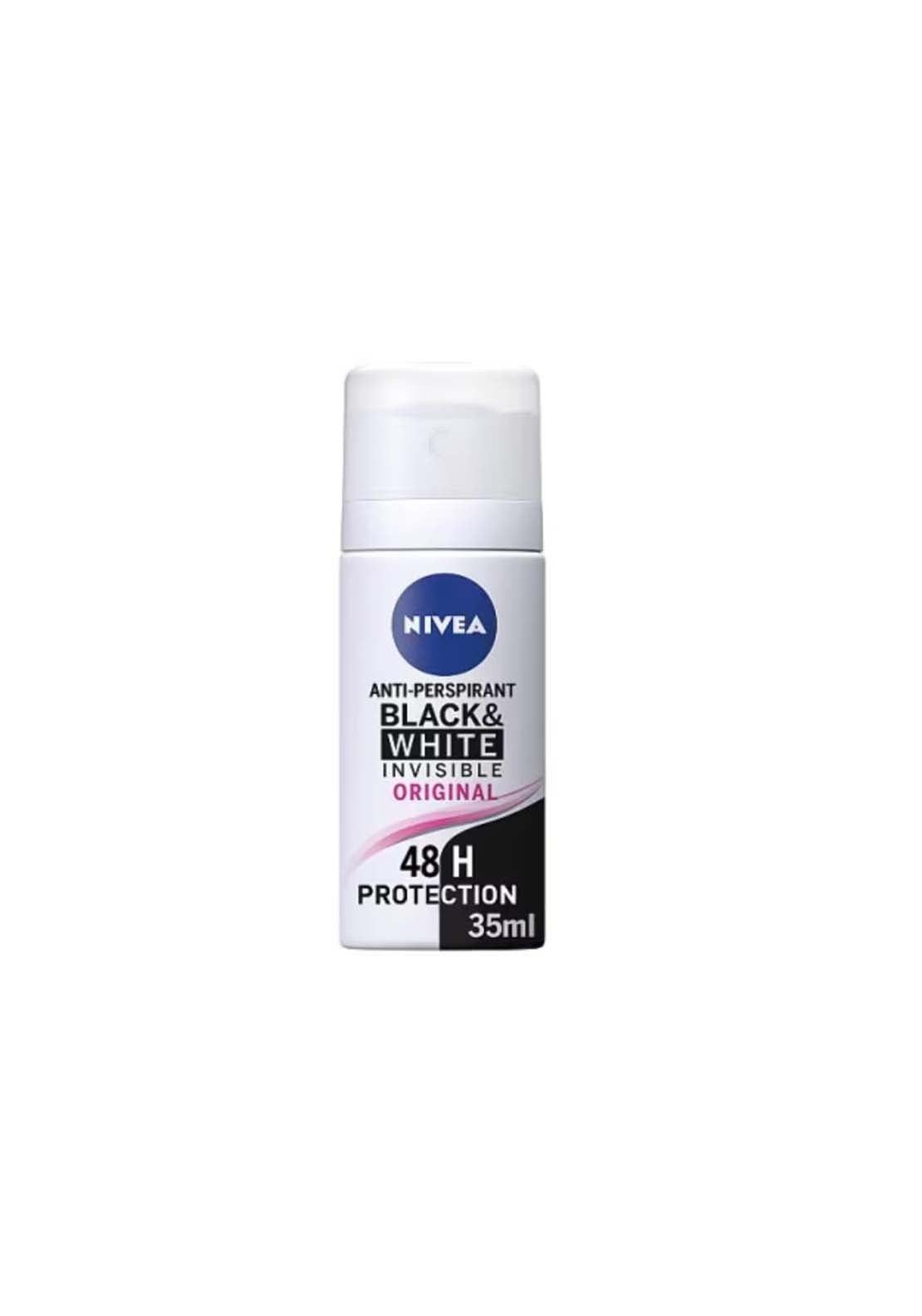 Nivea Black &amp; White Invisible Anti-Perspirant 35ml 1 Shaws Department Stores