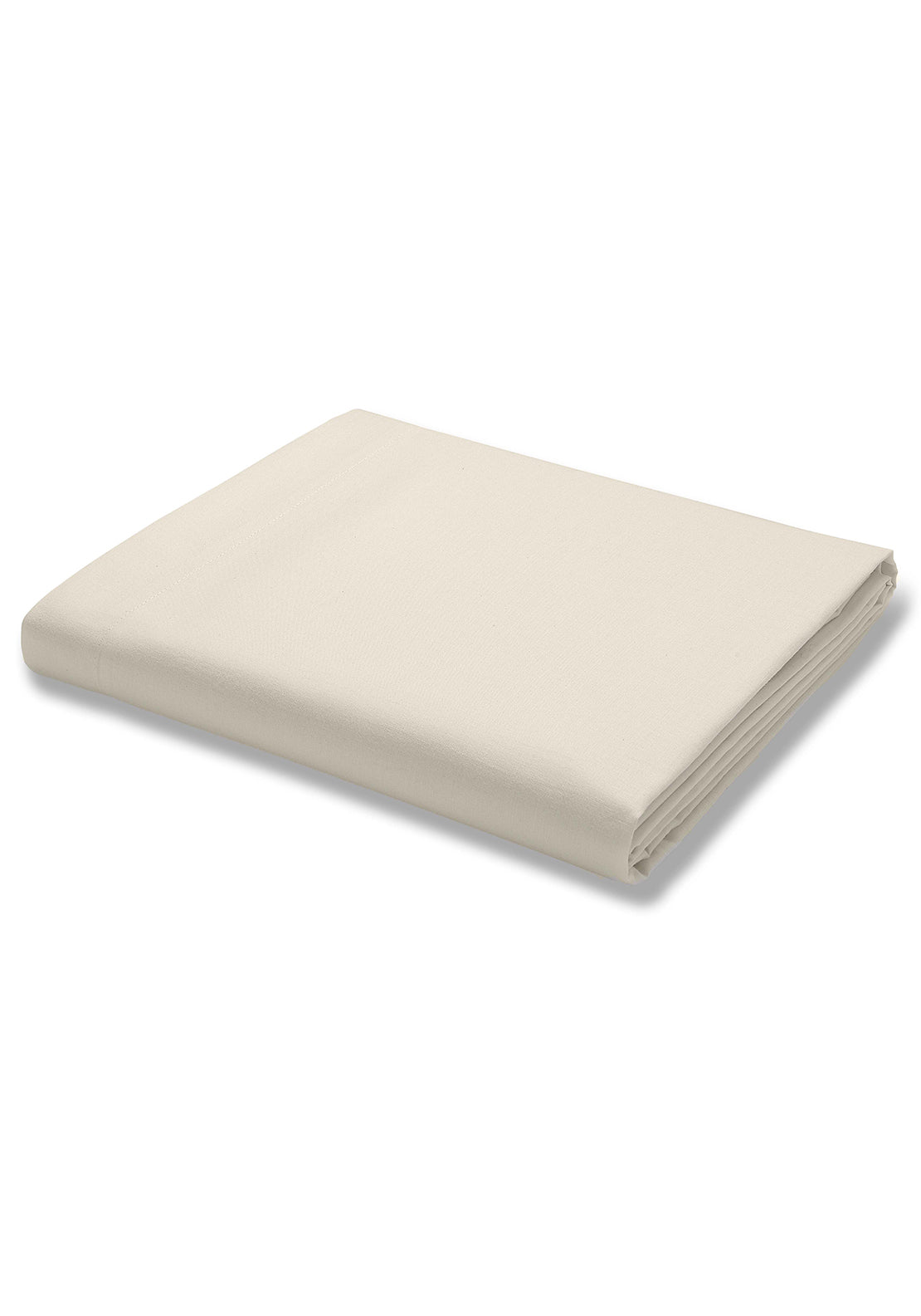 The Home Collection 300 Thread Count Flat Sheet - Cream 1 Shaws Department Stores
