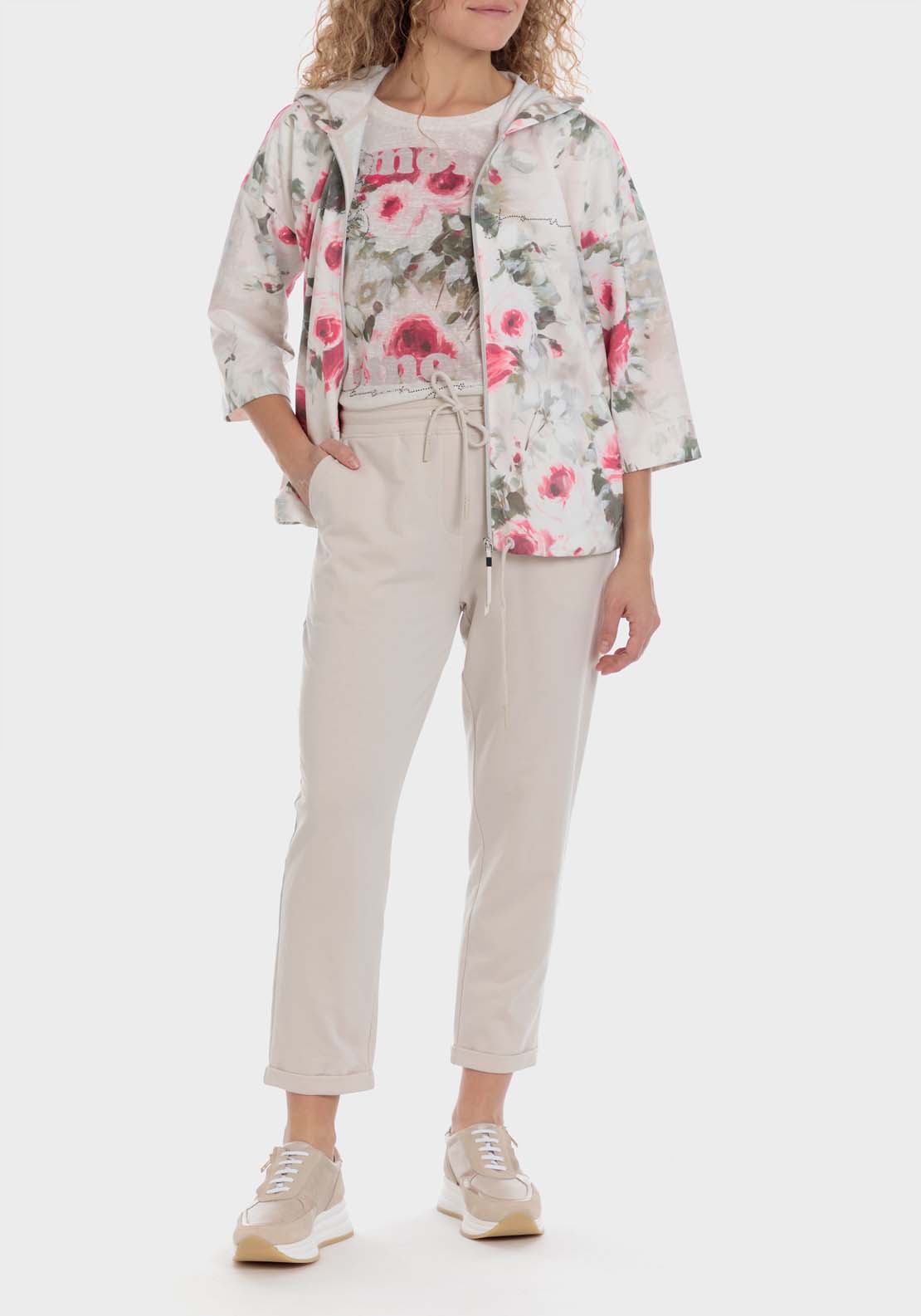 Punt Roma Floral Print Sports Jacket 3 Shaws Department Stores