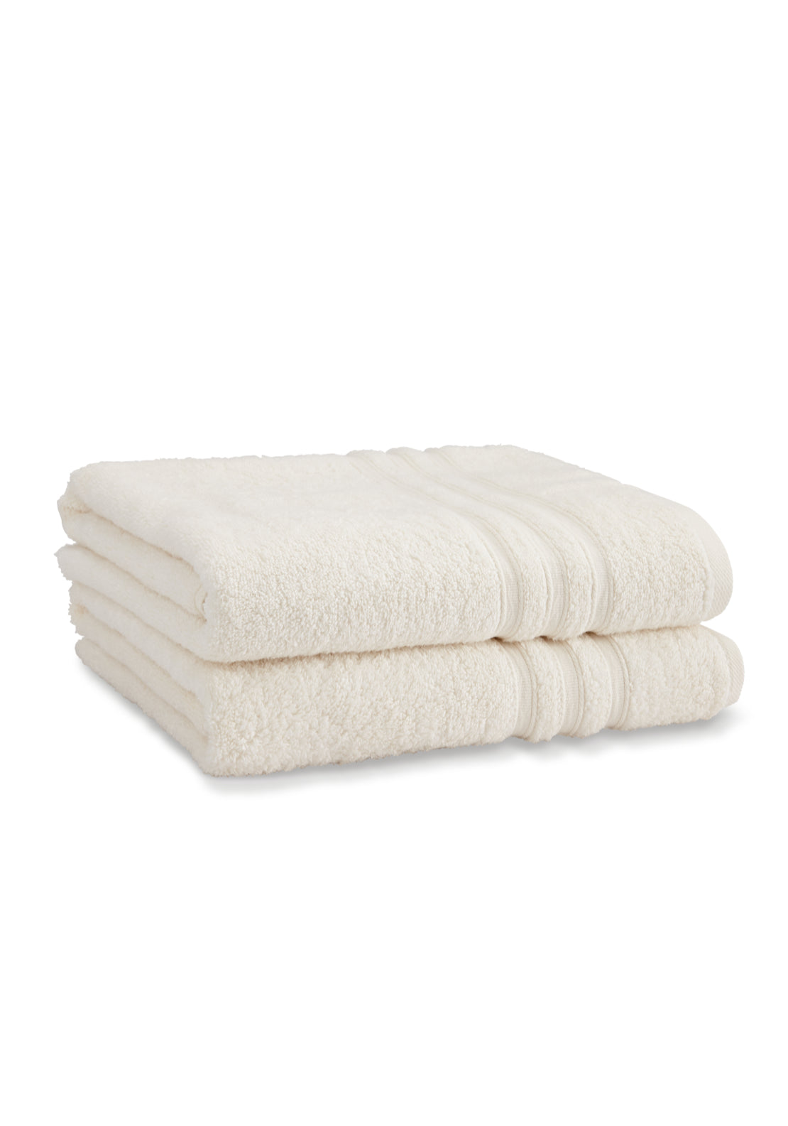 Catherine Lansfield 100% Cotton Zero Twist Towel 450gsm - Cream 6 Shaws Department Stores