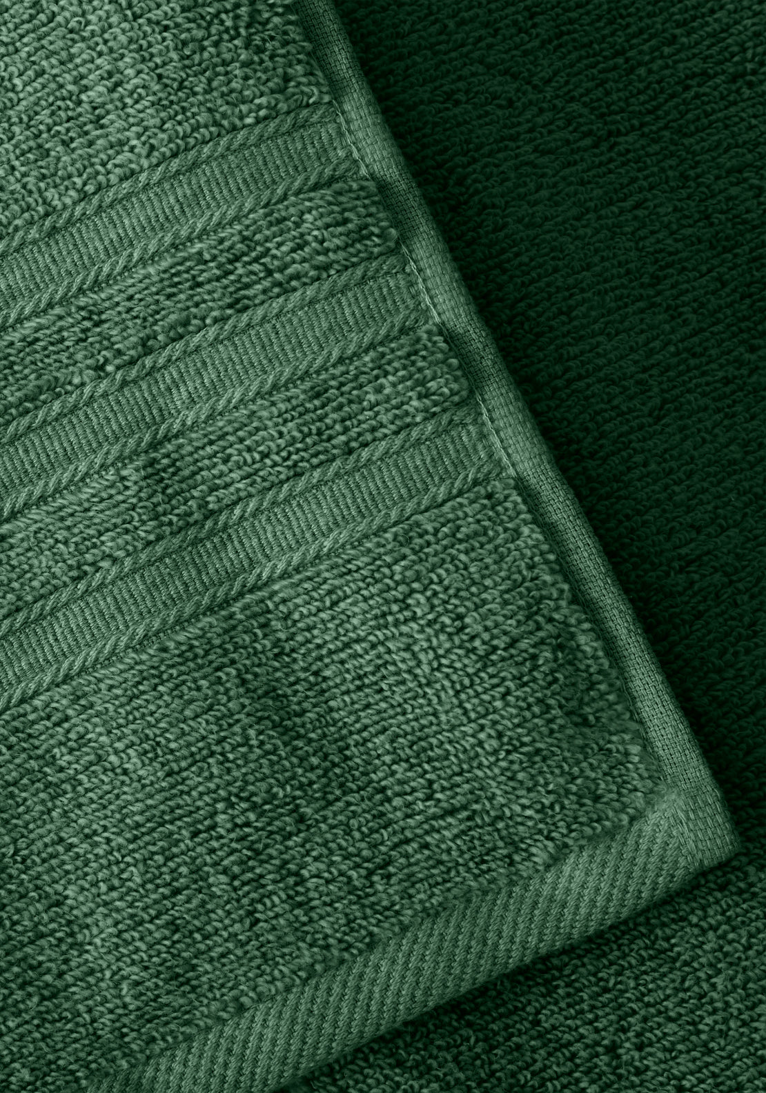 Catherine Lansfield 100% Cotton Zero Twist Towel 450gsm - Green 3 Shaws Department Stores