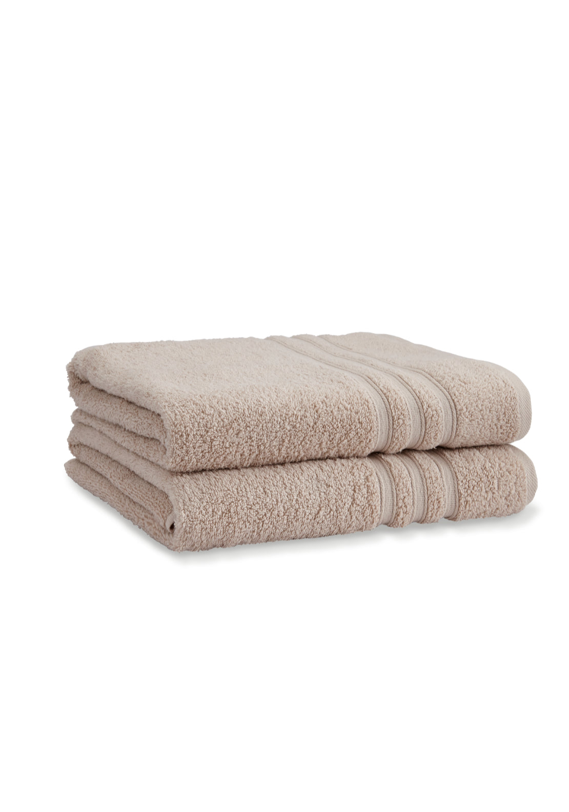 Catherine Lansfield 100% Cotton Zero Twist Towel 450gsm - Beige 6 Shaws Department Stores