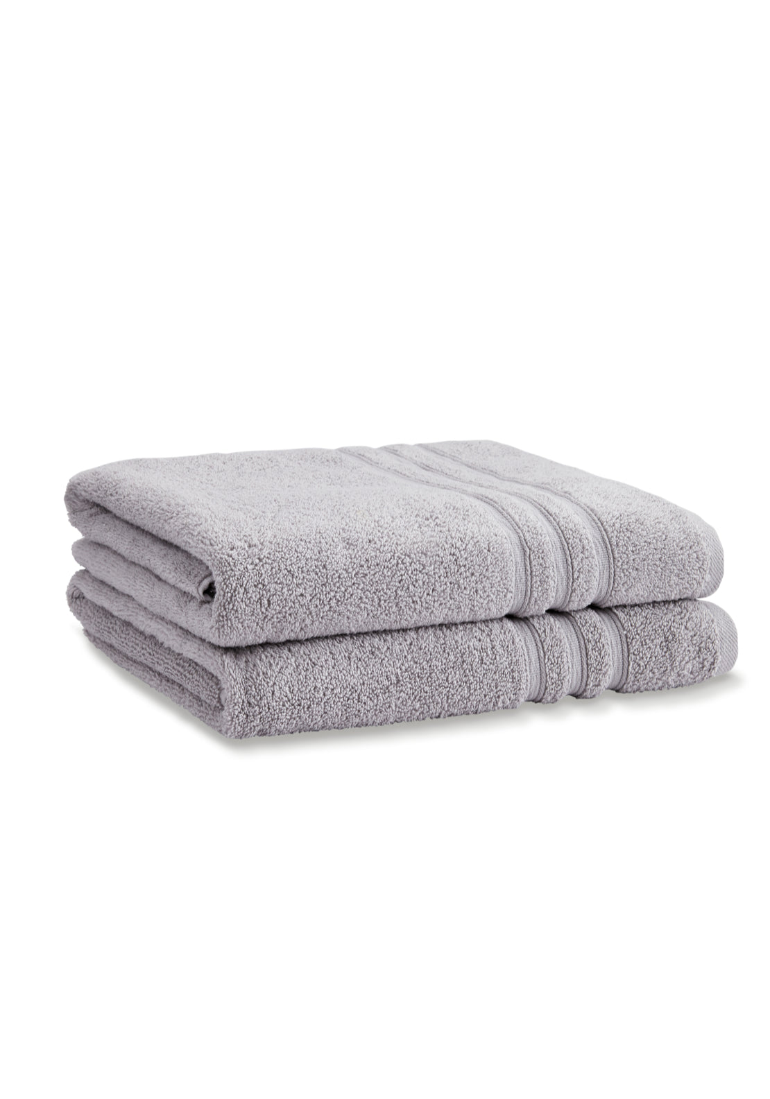 Catherine Lansfield 100% Cotton Zero Twist Towel 450gsm - Silver 6 Shaws Department Stores