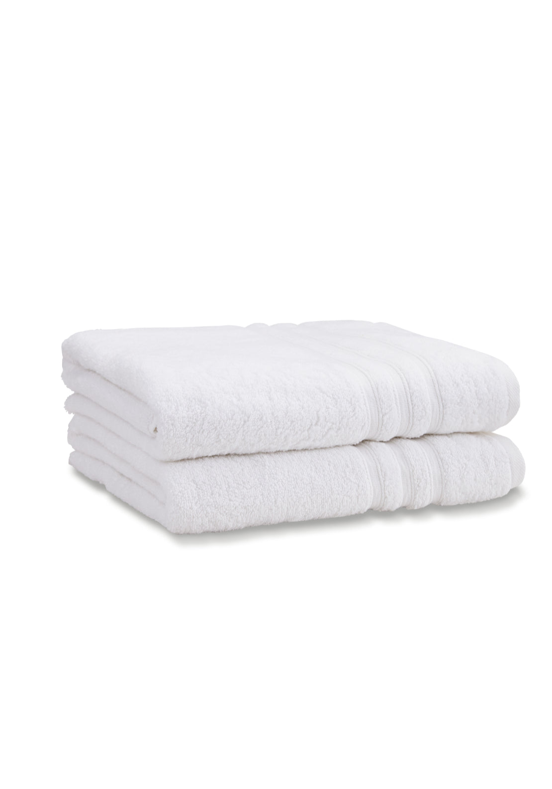 Catherine Lansfield 100% Cotton Zero Twist Towel 450gsm - White 5 Shaws Department Stores