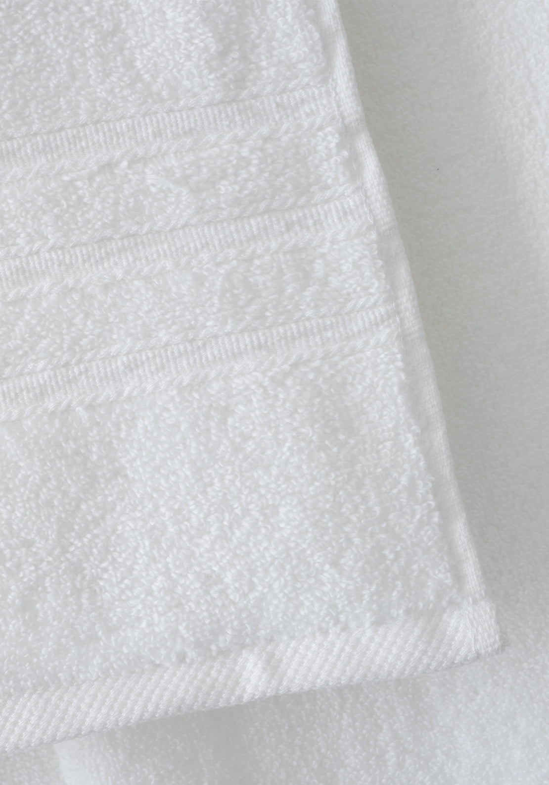 Catherine Lansfield 100% Cotton Zero Twist Towel 450gsm - White 3 Shaws Department Stores