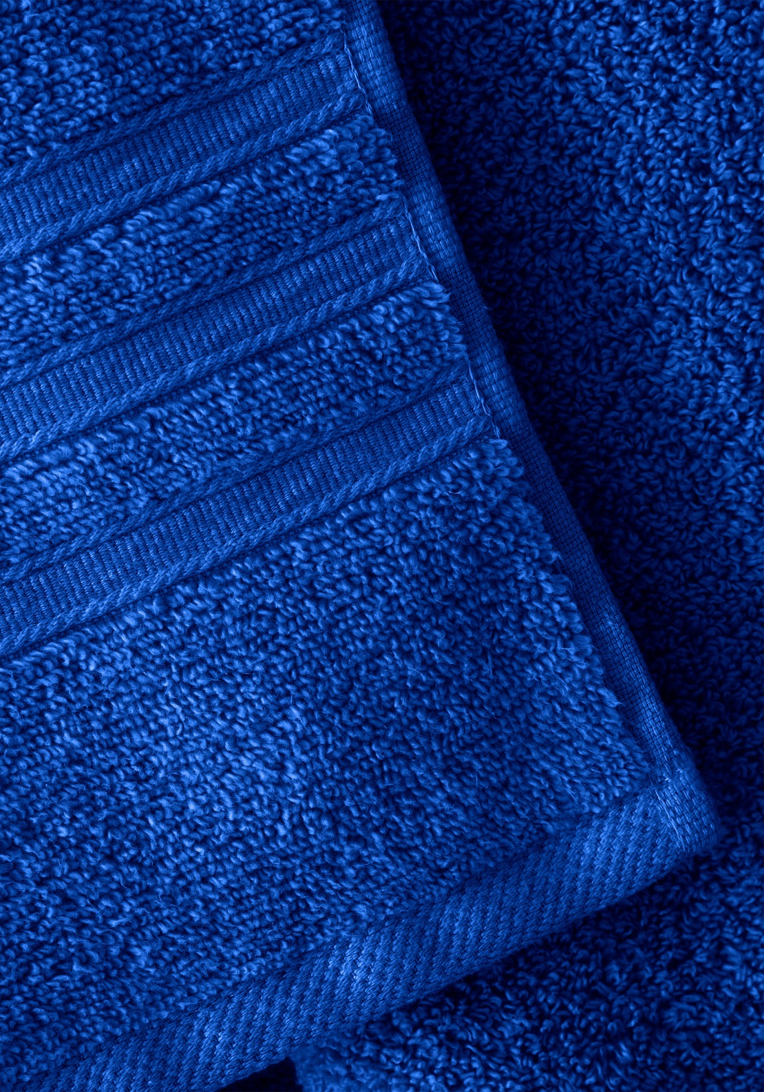 Catherine Lansfield 100% Cotton Zero Twist Towel 450gsm - Blue 3 Shaws Department Stores