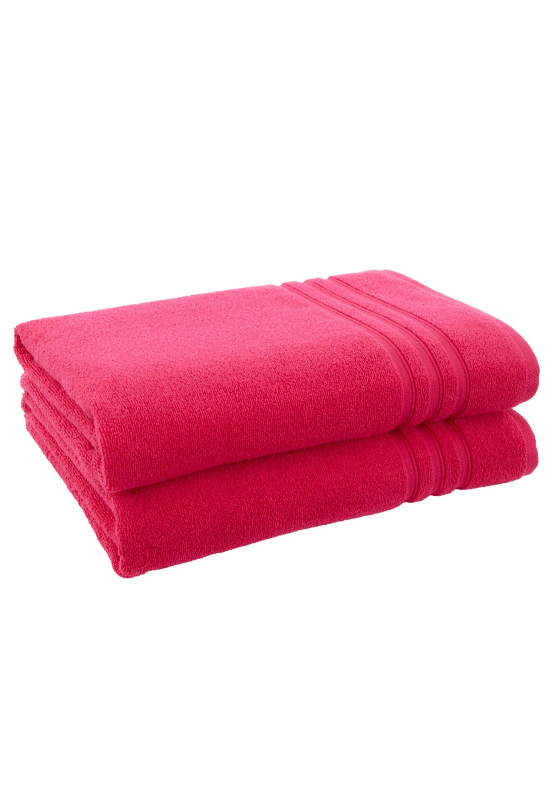 Catherine Lansfield 100% Cotton Zero Twist Towel 450gsm - Pink 4 Shaws Department Stores