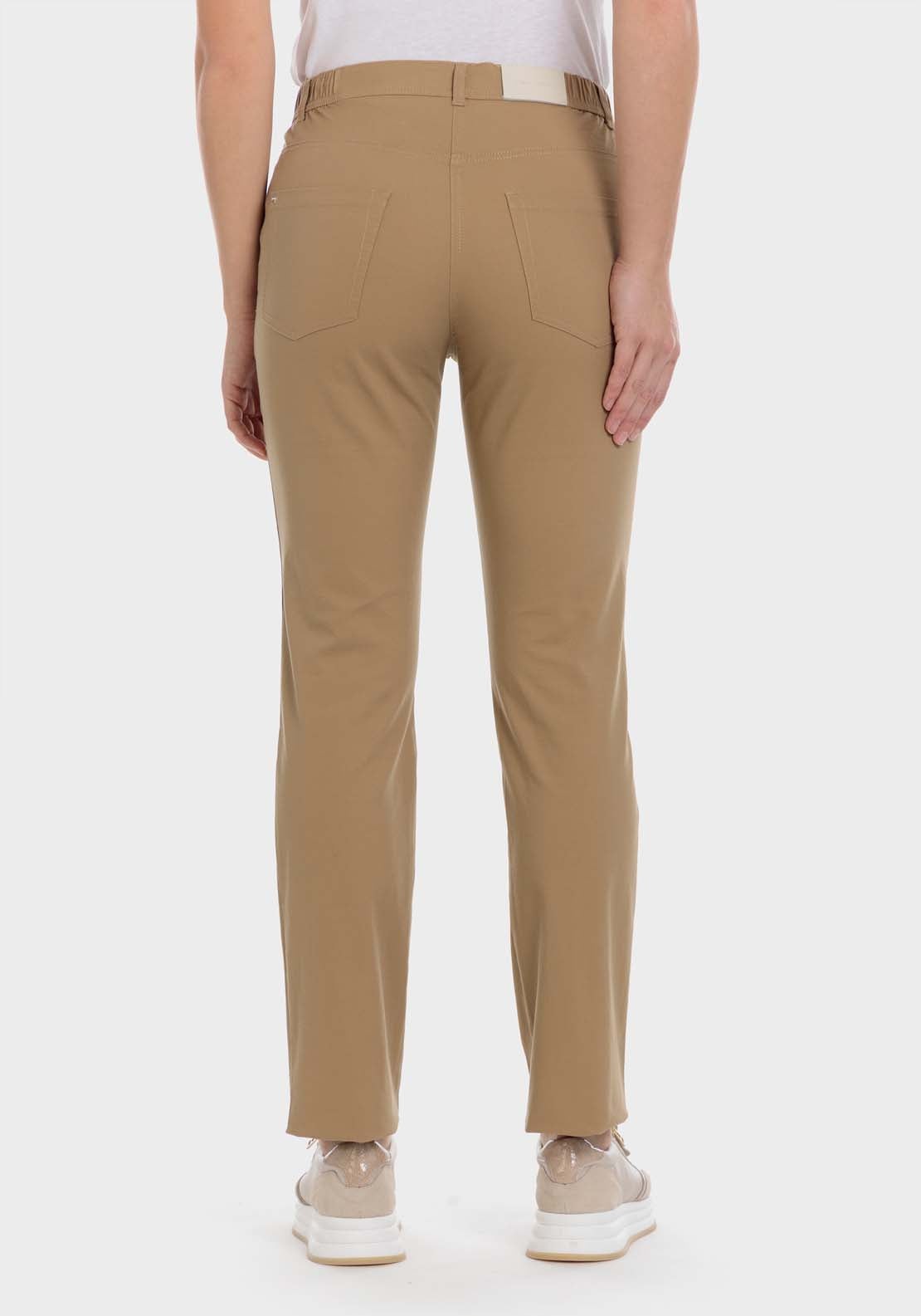 Punt Roma Cotton Trousers With Elastic 2 Shaws Department Stores