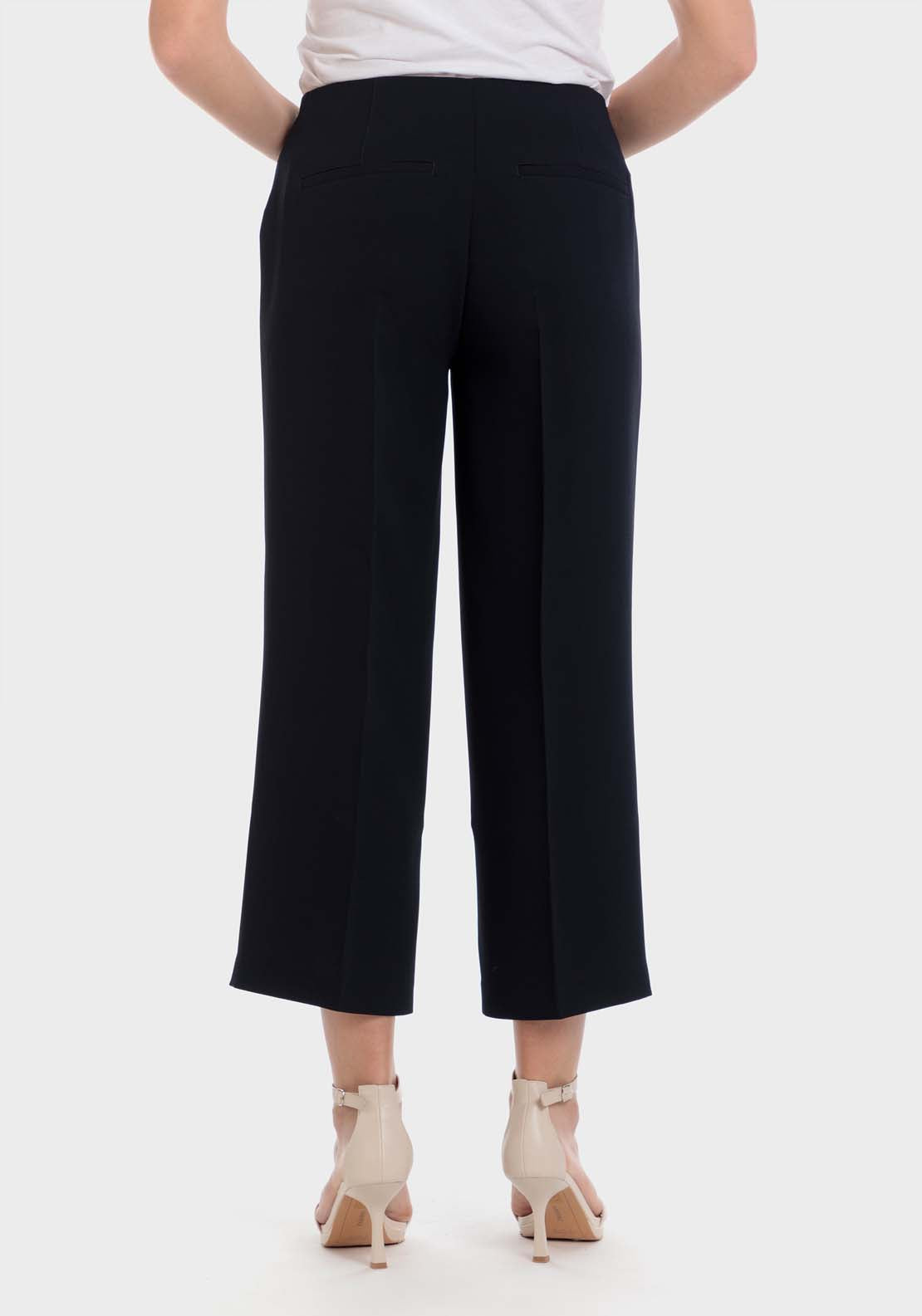 Punt Roma Wide Crepe Trousers 2 Shaws Department Stores