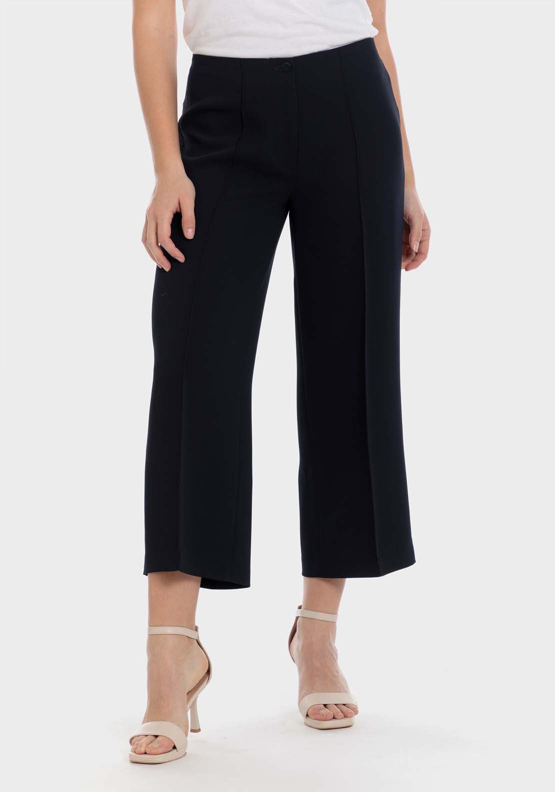 Punt Roma Wide Crepe Trousers 1 Shaws Department Stores