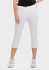 Cotton Crop Trousers - White