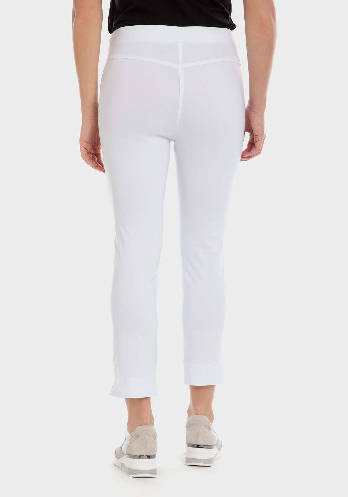 Punt Roma Capri Trousers - White 2 Shaws Department Stores