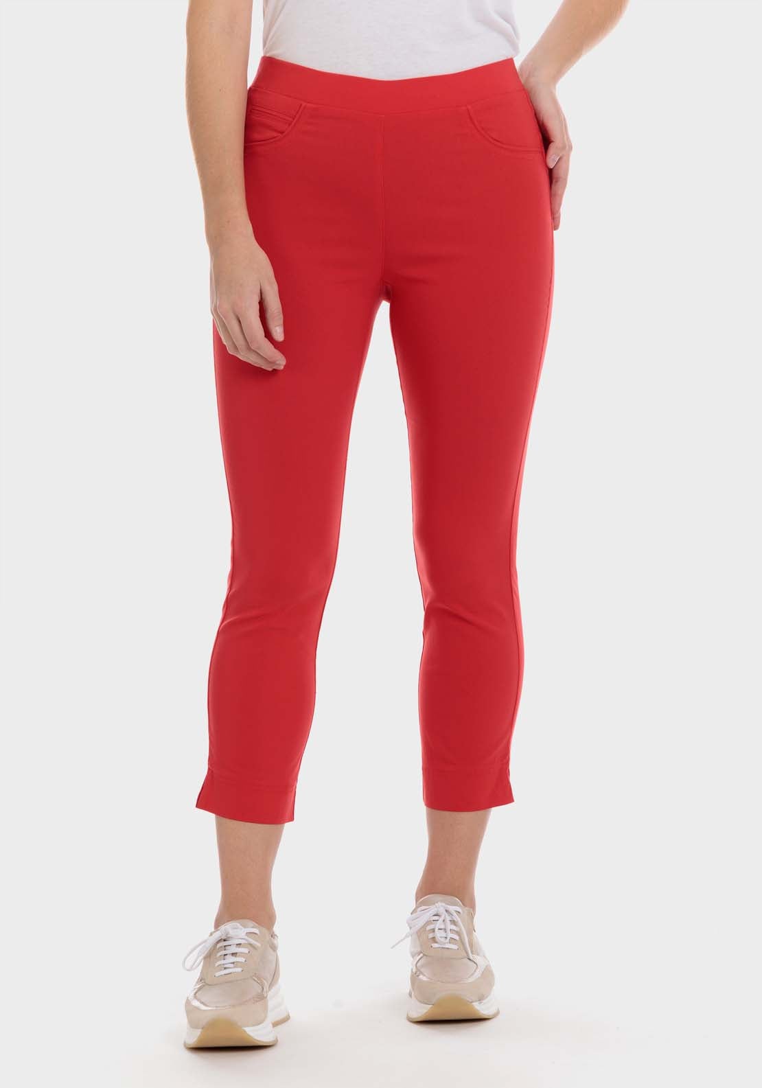 Punt Roma Capri Trousers - Red 1 Shaws Department Stores