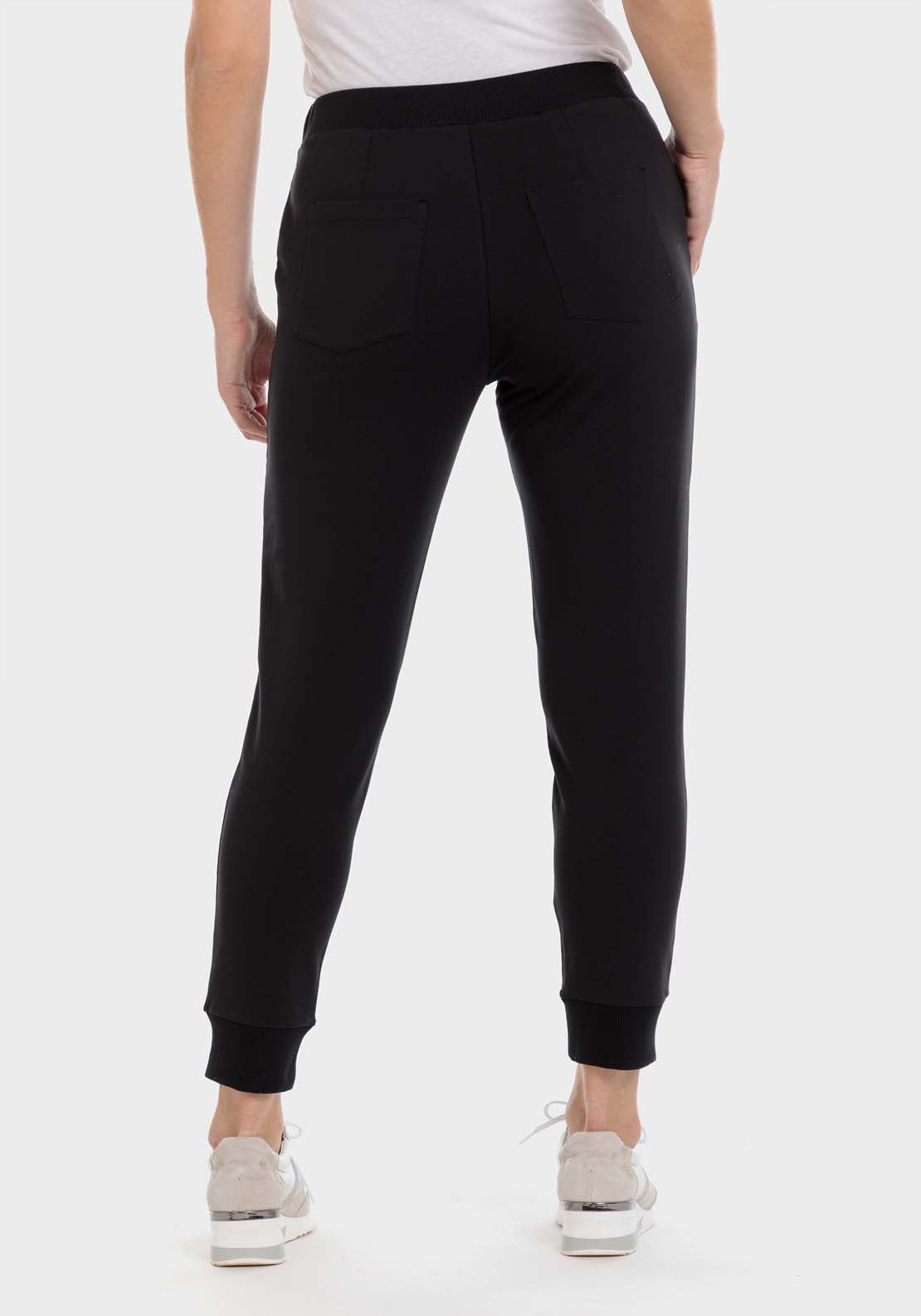 Punt Roma Black Comfy Trousers - Black 2 Shaws Department Stores