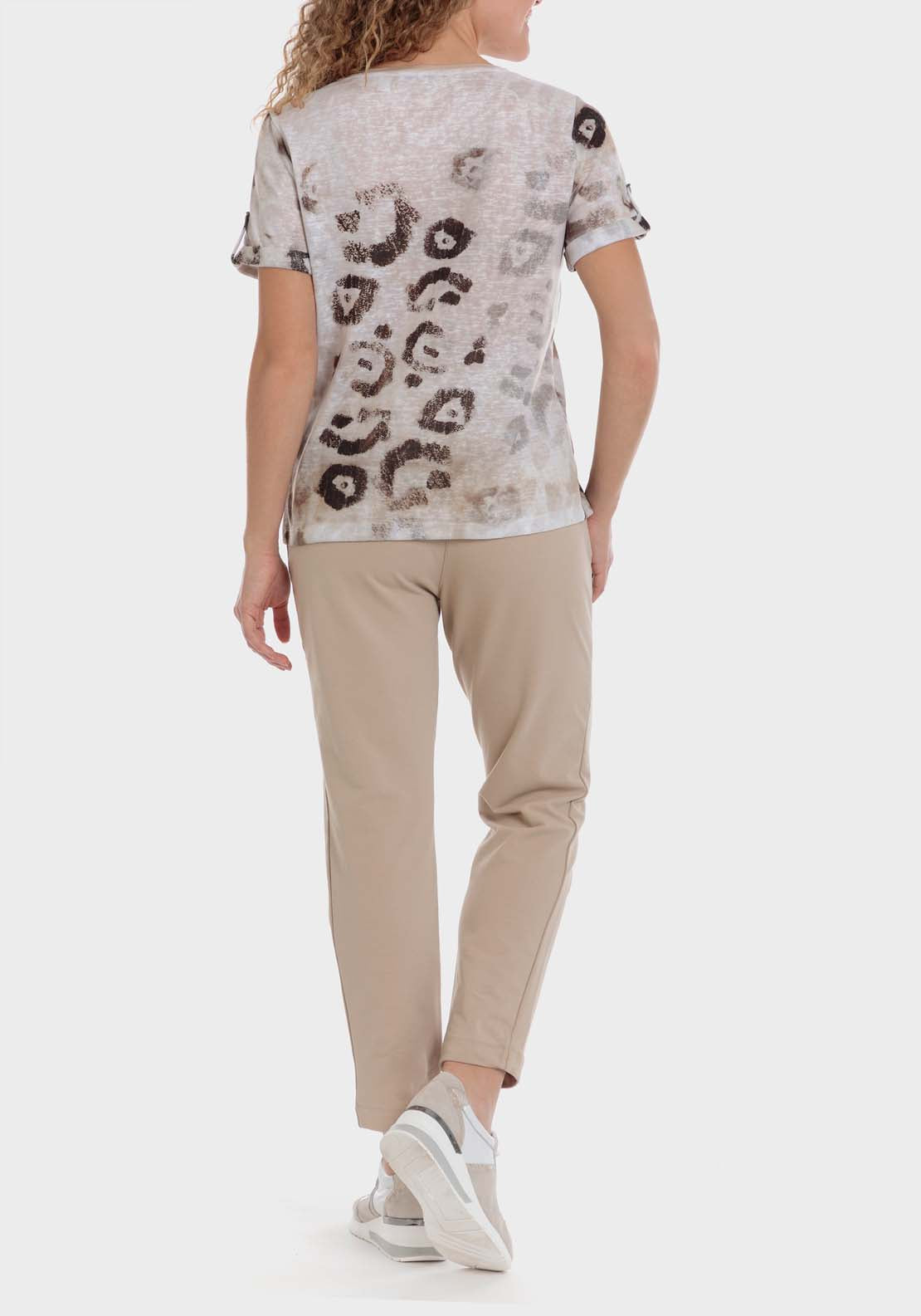 Punt Roma Trousers - Beige 4 Shaws Department Stores