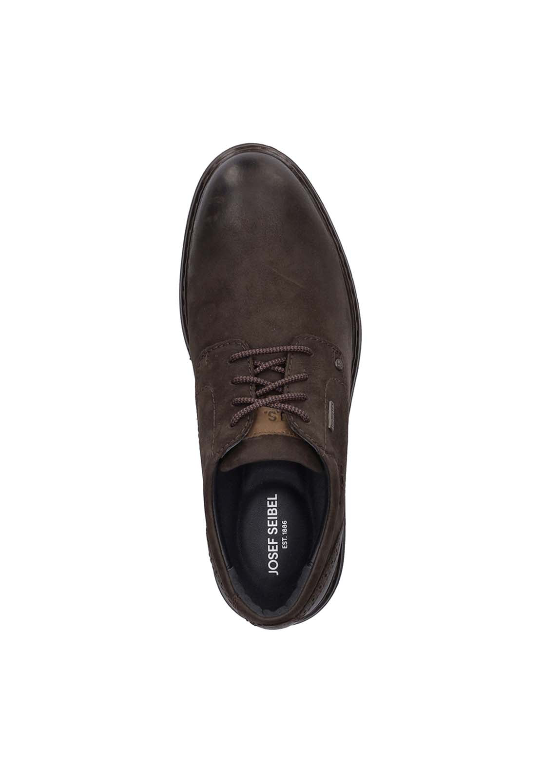 Josef Seibel Waterproof Lace Up Shoe - Brown 6 Shaws Department Stores