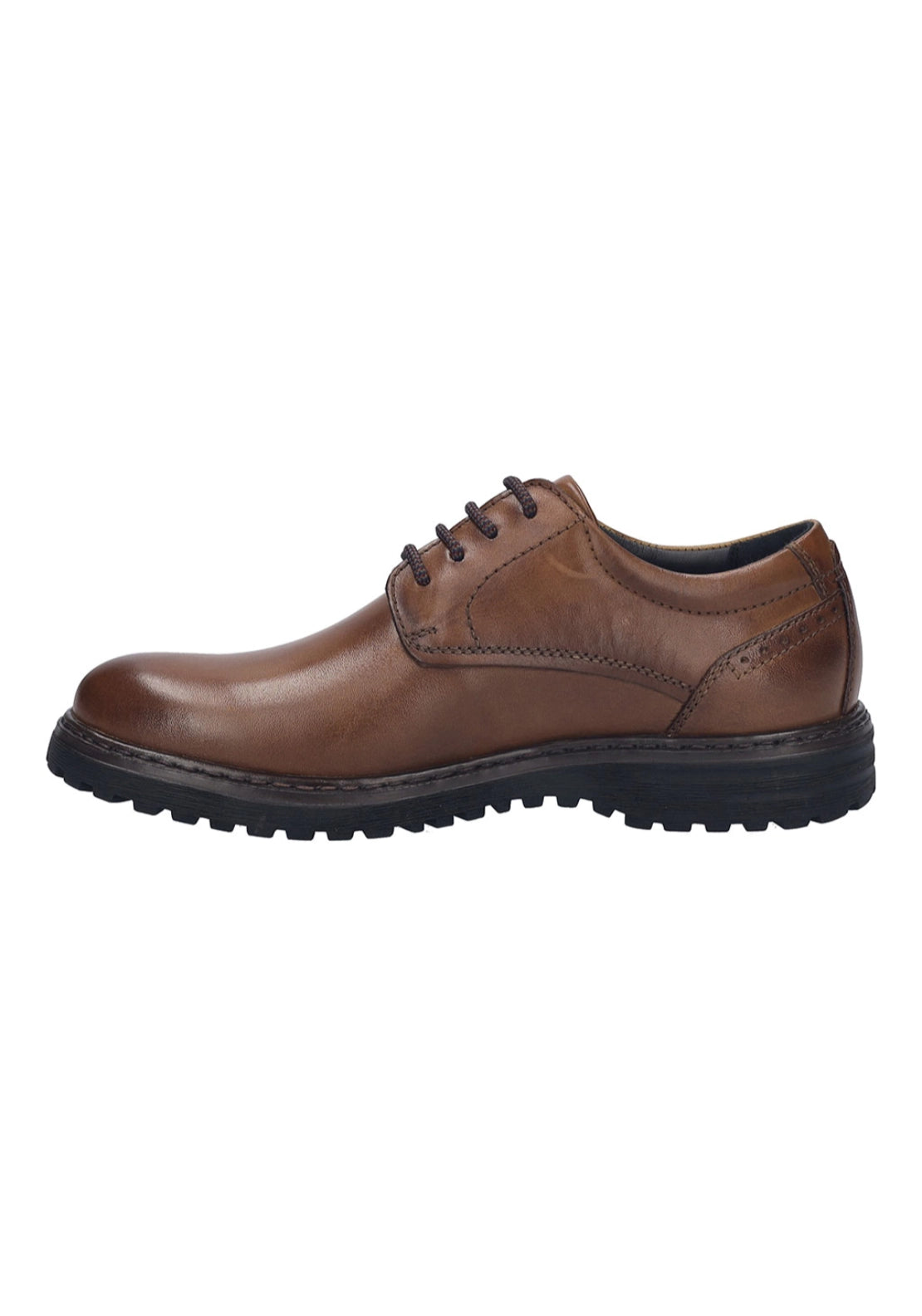 Waterproof Lace Up Shoes - Cognac