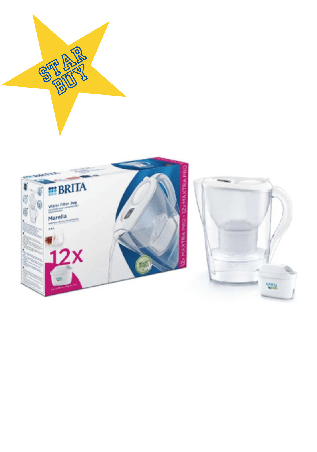 Brita Marella Maxtra 2.4L 3Cart | S1052721 1 Shaws Department Stores