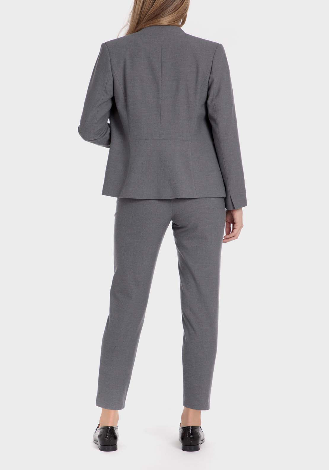 Punt Roma Jacket With Pockets - Grey 4 Shaws Department Stores