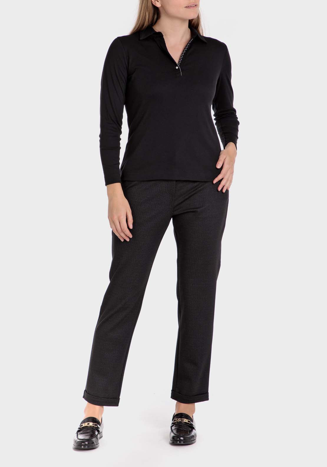 Punt Roma Fantasy Polo - Black 3 Shaws Department Stores