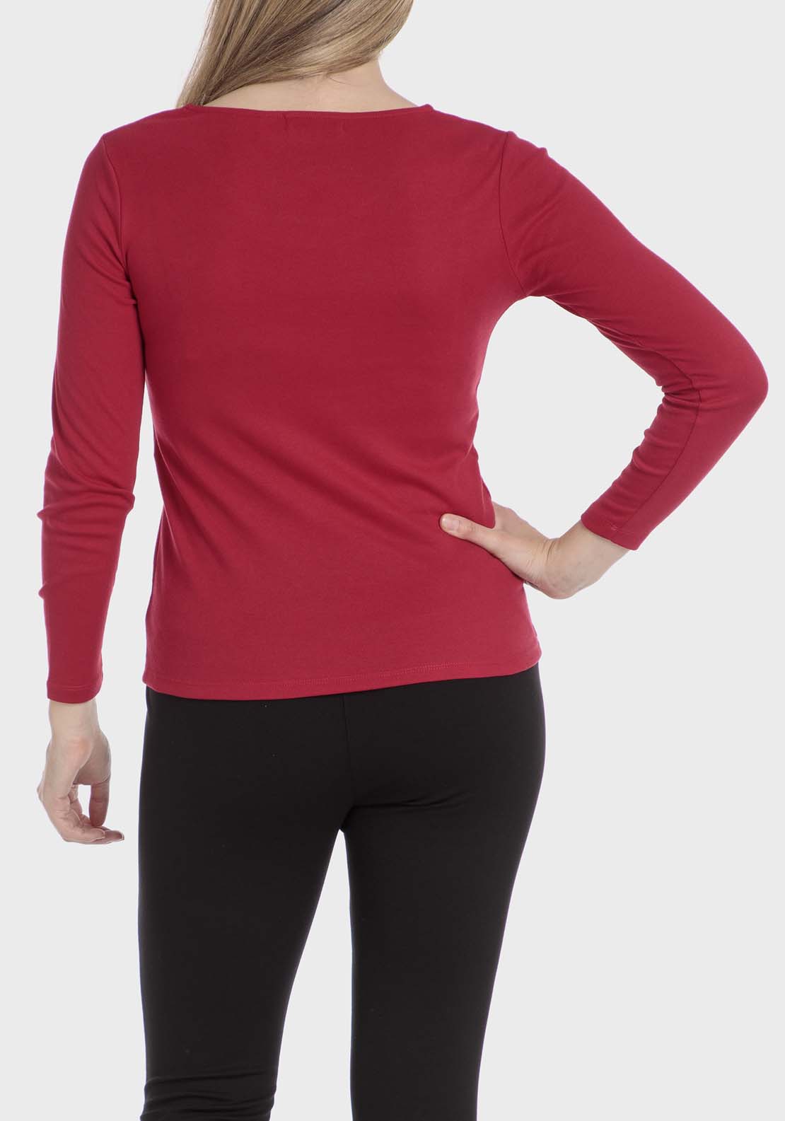 Punt Roma Basic Fantasy T-Shirt - Red 2 Shaws Department Stores