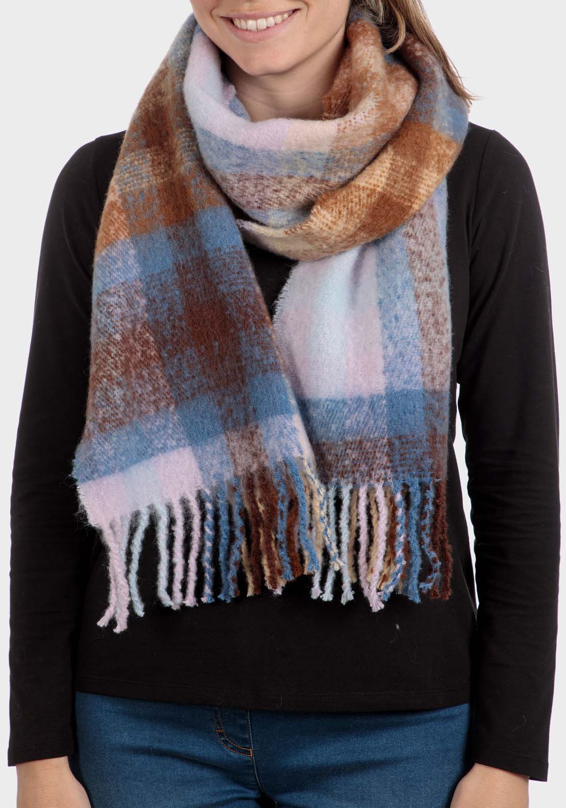 Punt Roma Scarf - Blue 1 Shaws Department Stores