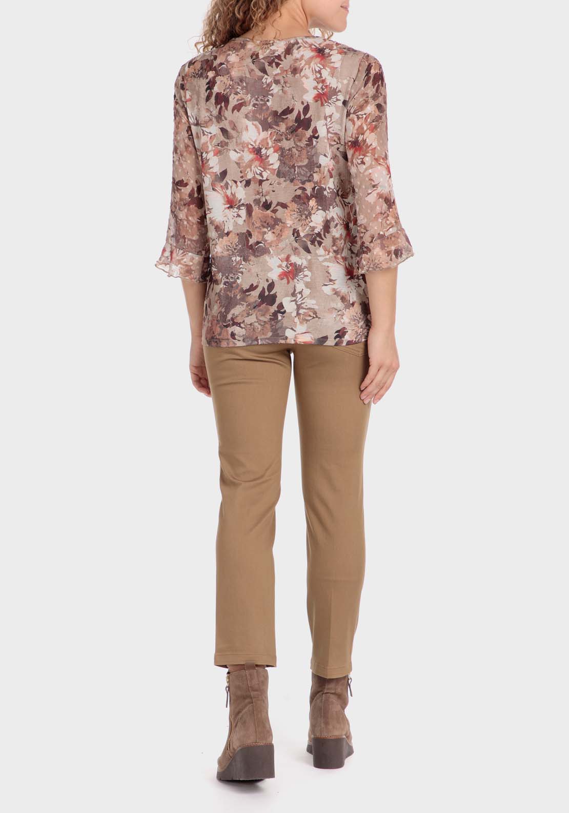 Punt Roma Faux Plumetti Twinset - Beige 4 Shaws Department Stores