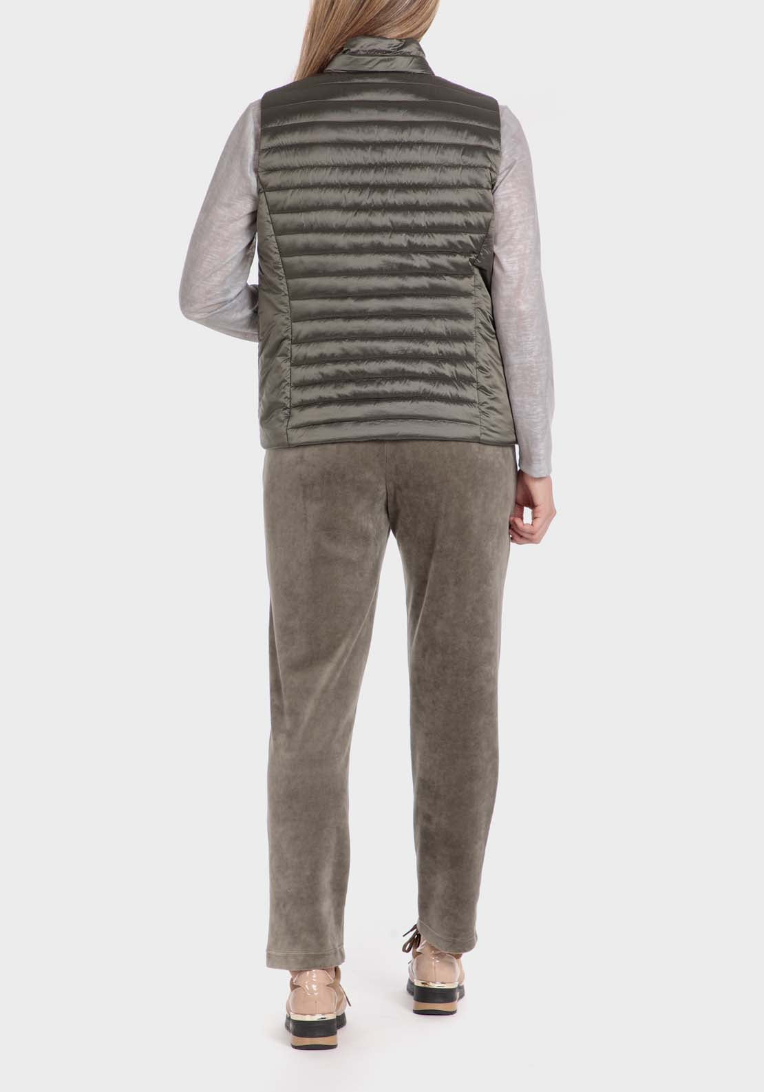 Punt Roma Padded Waistcoat - Green 4 Shaws Department Stores