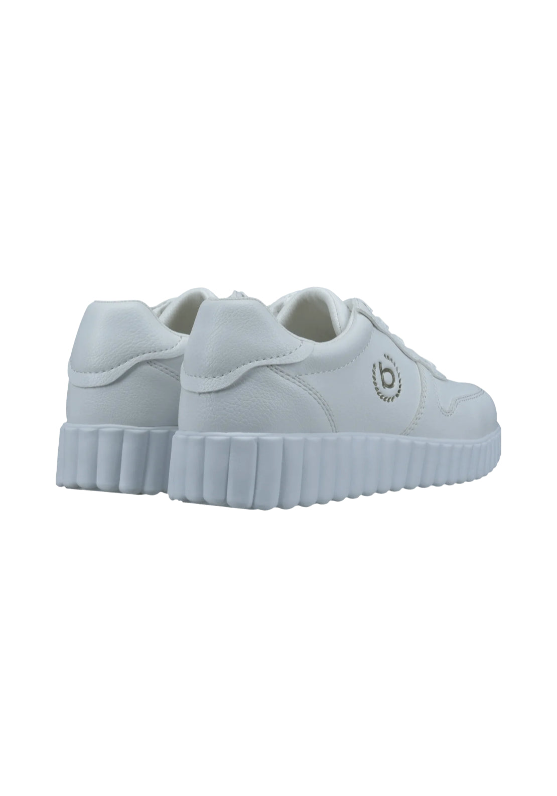 Bugatti Plain Sneaker - White 5 Shaws Department Stores