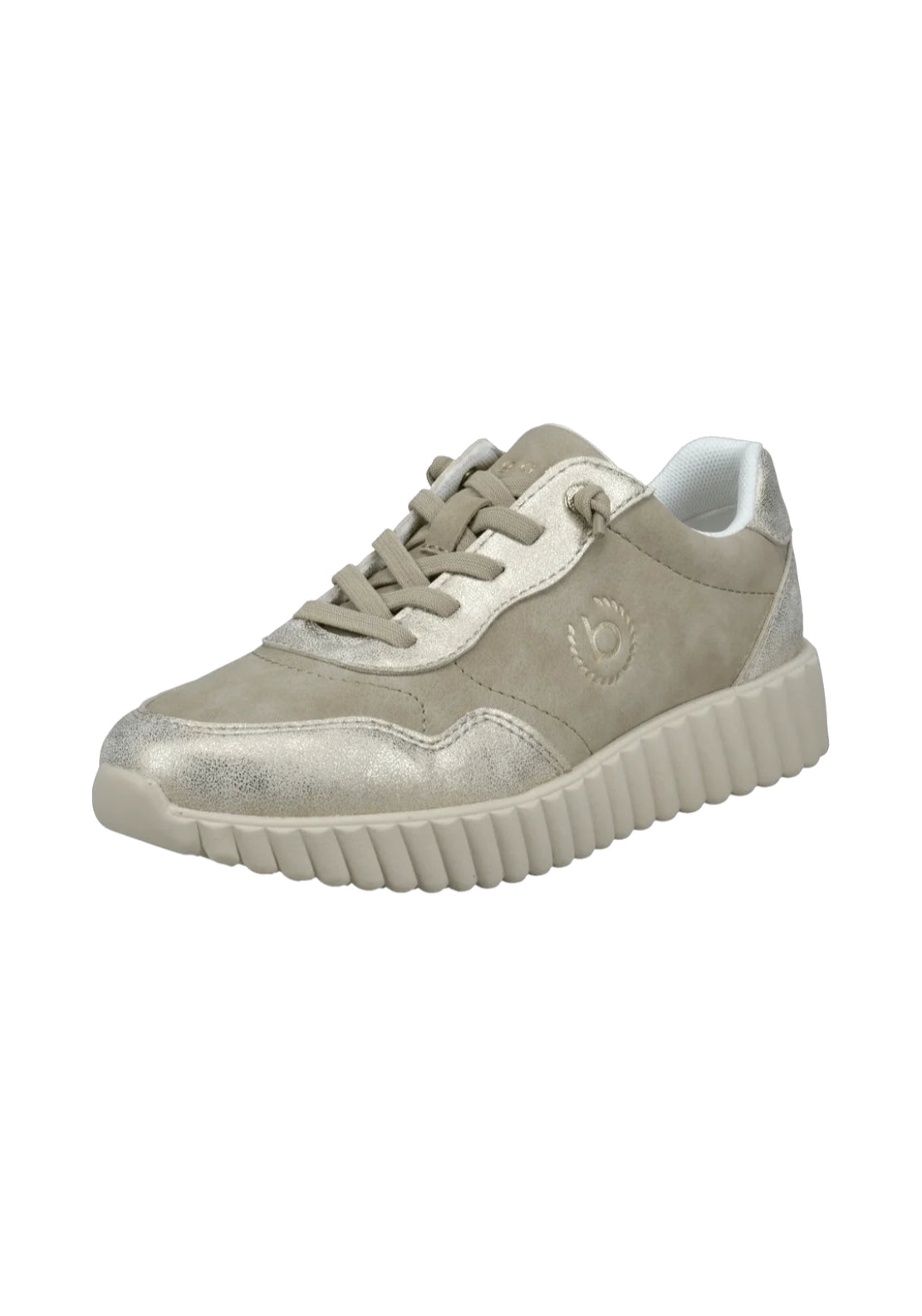 Bagatt Carini Sneaker - Sand/metalics 3 Shaws Department Stores