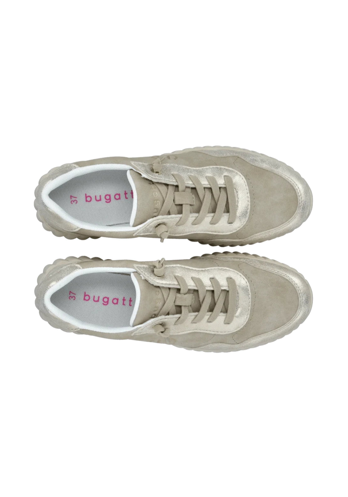Bagatt Carini Sneaker - Sand/metalics 6 Shaws Department Stores