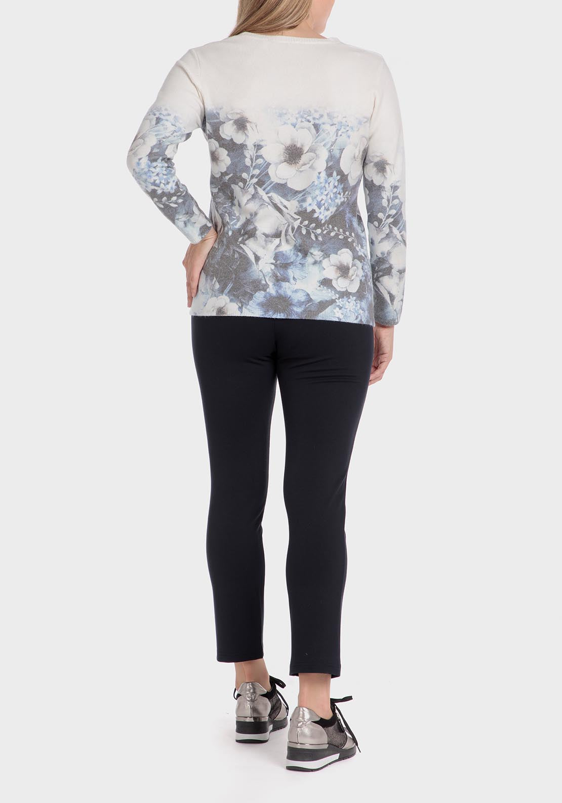Punt Roma Ponte di roma trousers - Blue / Navy 4 Shaws Department Stores